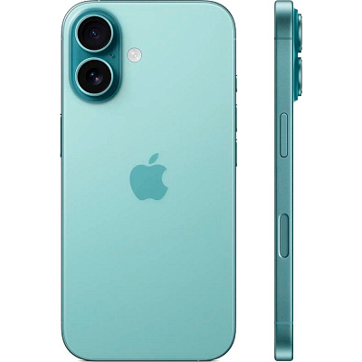 Смартфон Apple iPhone 16 Plus 128 ГБ бирюзовый